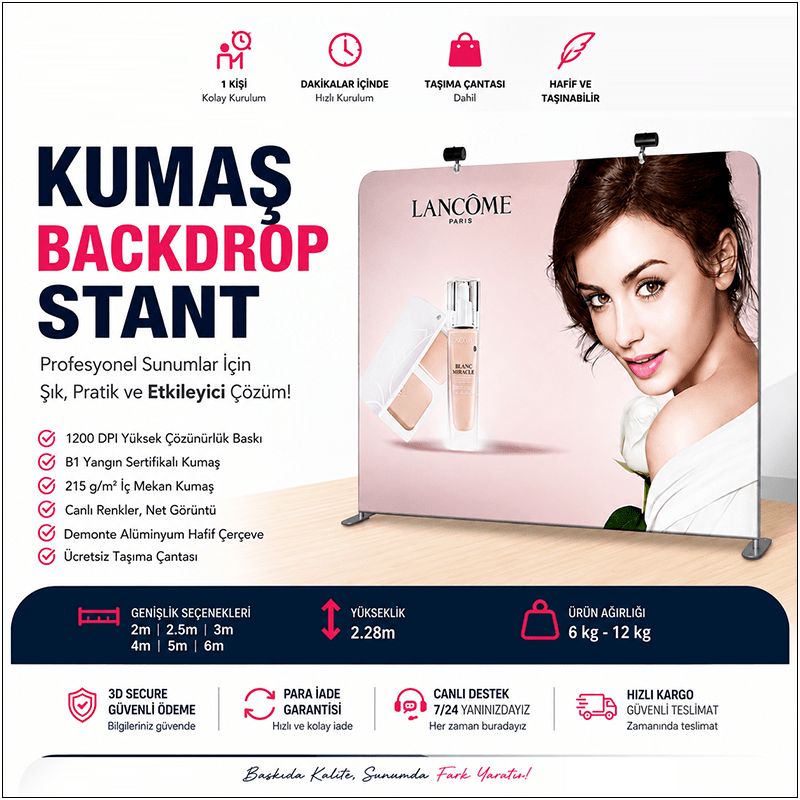 Düz Kumaş Backdrop